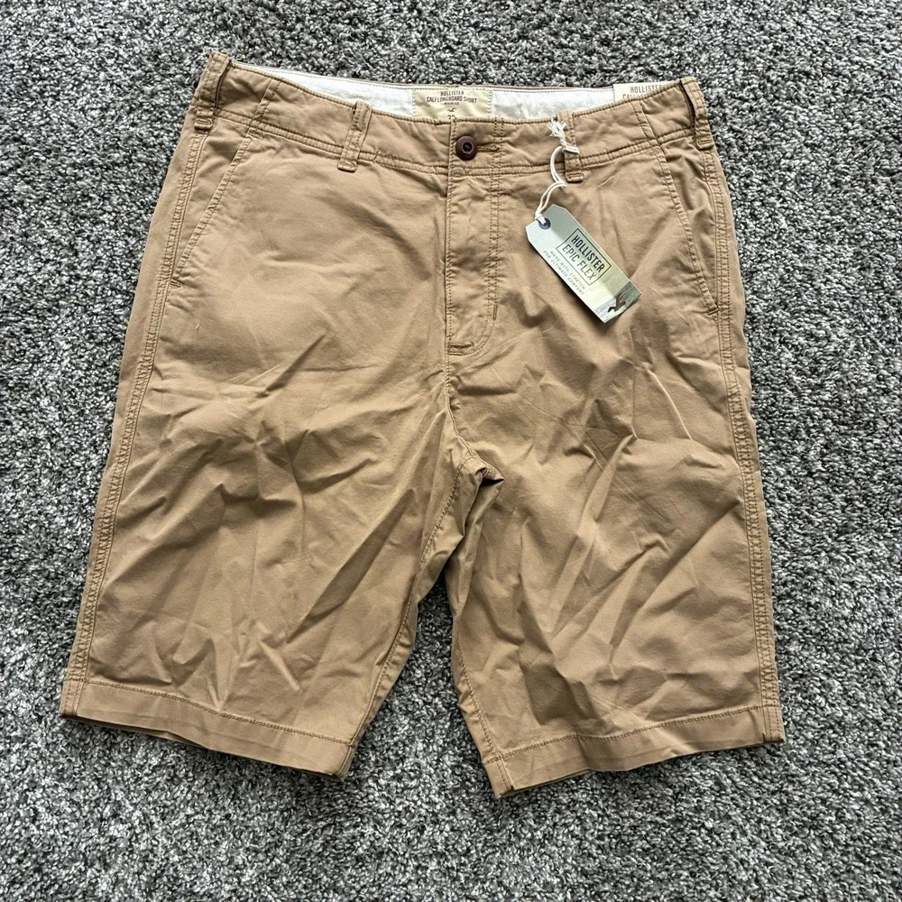 NWT Hollister Men's 32 Khaki Epic Flex Longboard Shorts